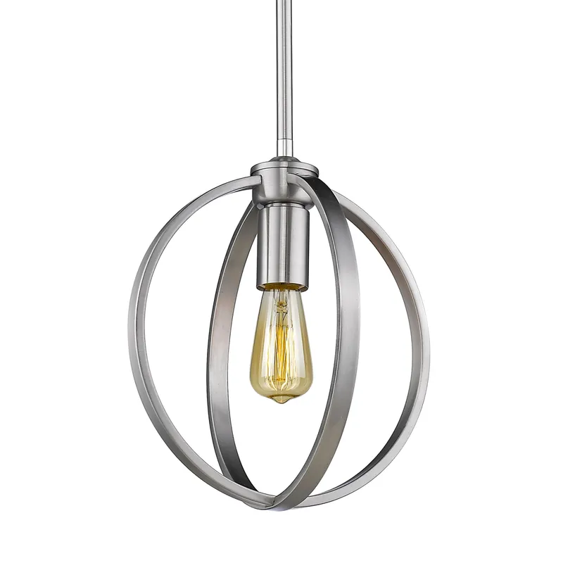 Golden Lighting Colson 1-light Pendant in Pewter — Golden Lighting LED Pendant Lights  