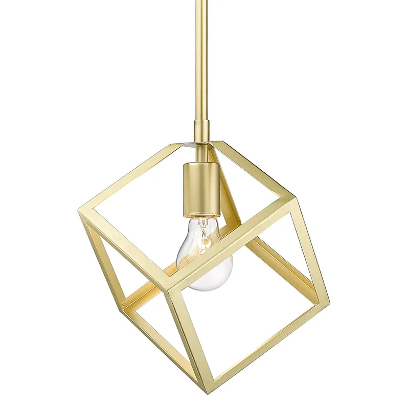 Golden Lighting Cassio 1-light Pendant in Olympic Gold — Golden Lighting LED Pendant Lights  