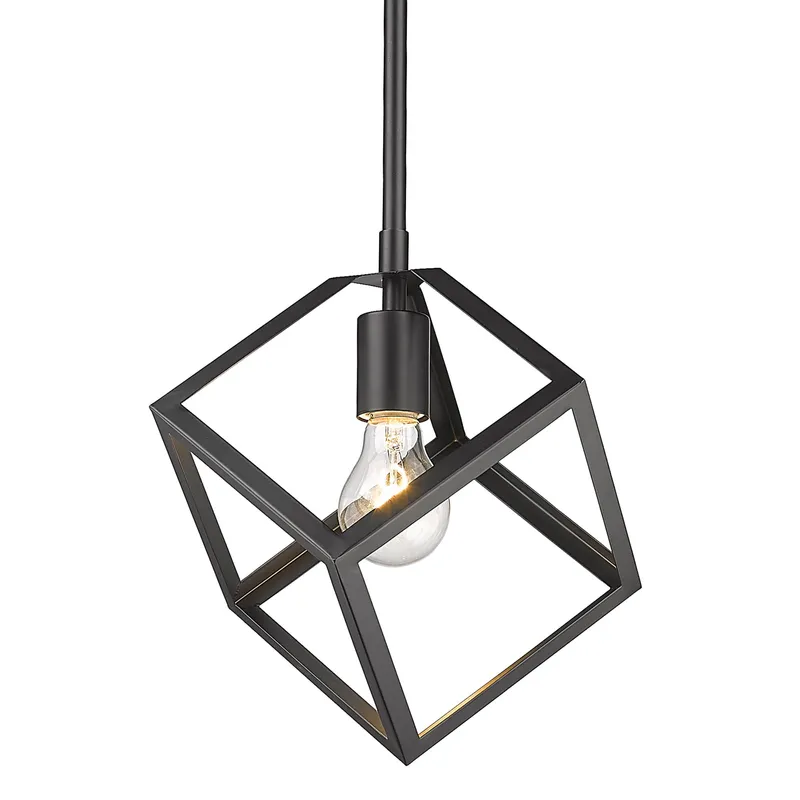 Golden Lighting Cassio 1-light Pendant in Matte Black — Golden Lighting LED Pendant Lights  