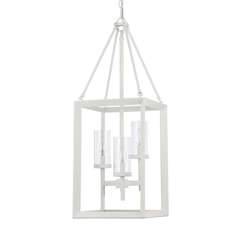 Golden Lighting Smyth 3-light Pendant in Natural White — Golden Lighting LED Pendant Lights 60.0W 