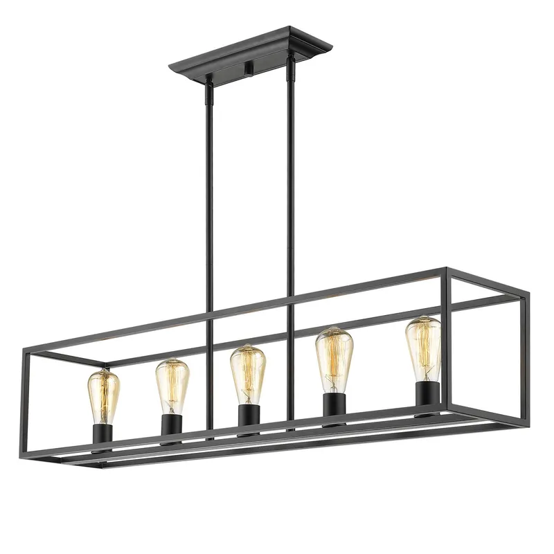 Golden Lighting Wesson 3-light Flush Mount in Matte Black — Golden Lighting LED Ceiling Lights  