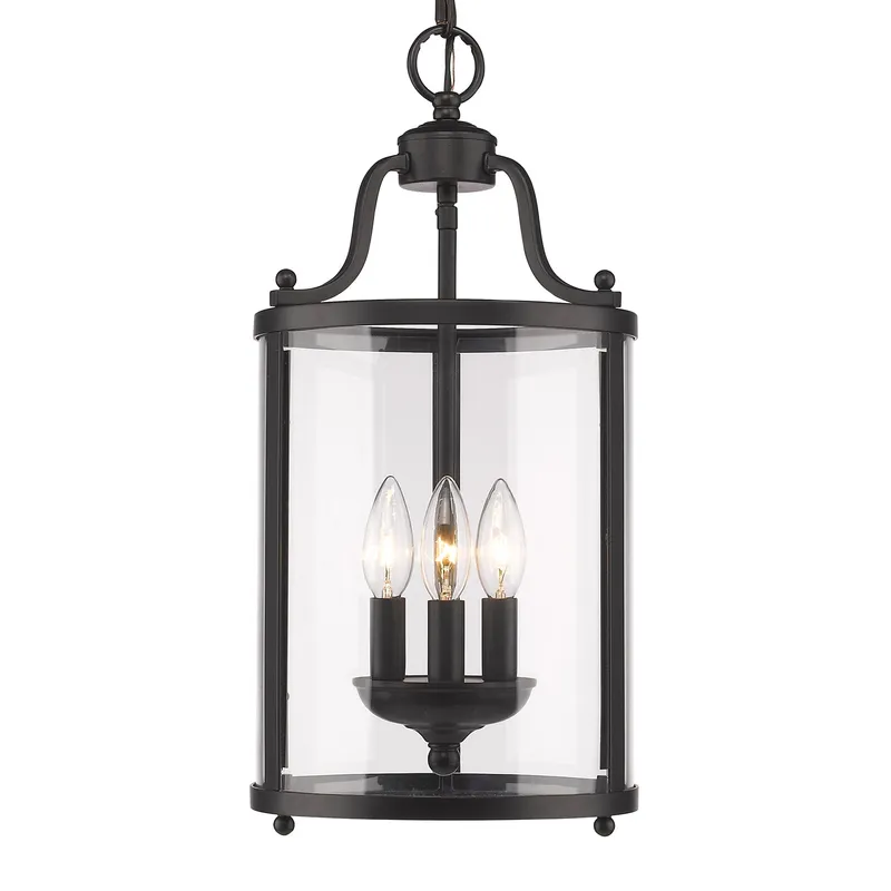 Golden Lighting Payton 3-light Pendant in Matte Black — Golden Lighting LED Pendant Lights  