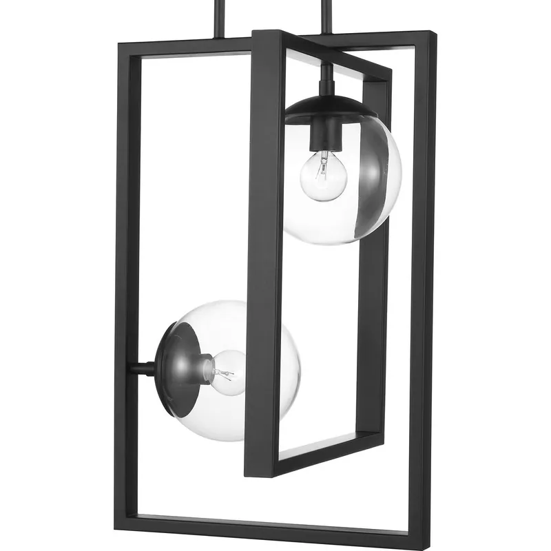 Atwell Collection Two-Light Clear Glass Pendant Light — Progress Lighting LED Landscape Lights  