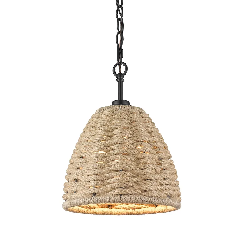 Golden Lighting Hathaway 1-light Pendant in Matte Black — Golden Lighting LED Pendant Lights  