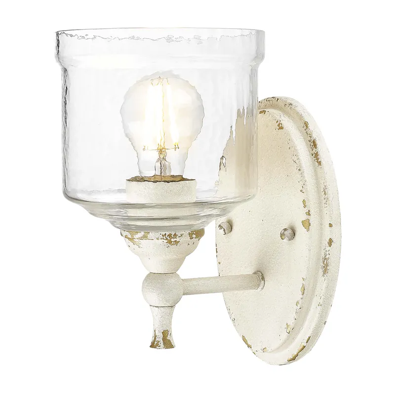Golden Lighting Keating 1-light Wall Sconce in Antique Ivory — Golden Lighting LED Wall Lights 1.0W 