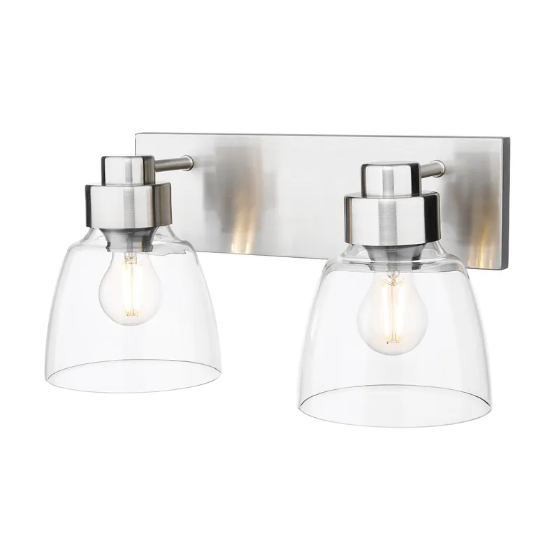 Golden Lighting Remy 2-light Vanity in Pewter — Golden Lighting LED Wall Lights  