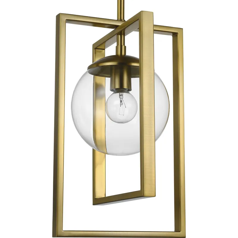 Atwell Collection One-Light Clear Glass Pendant Light — Progress Lighting LED Landscape Lights  