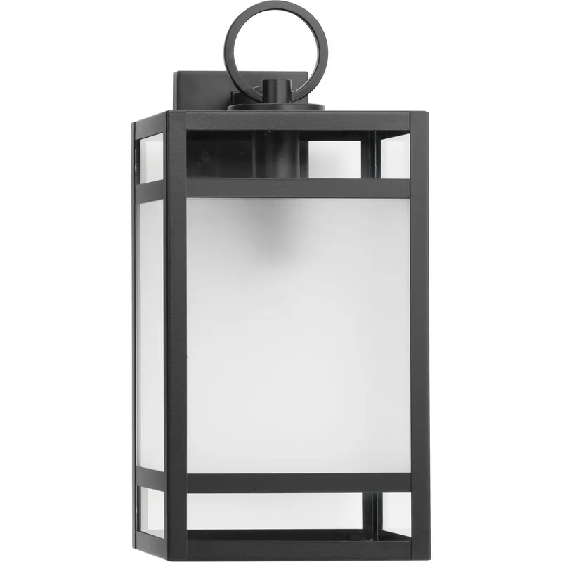 Parrish Collection One-Light Clear Etched Glass Outdoor Large Wall Lantern — Progress Lighting LED Wall Lights  