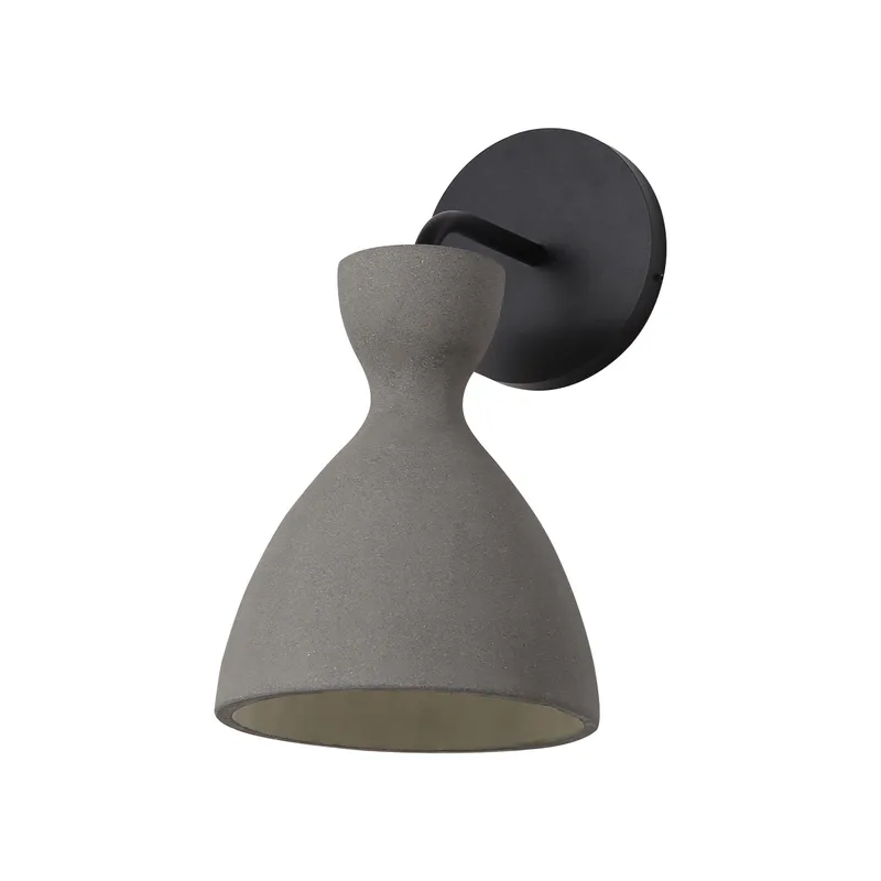 Golden Lighting Aethera Integrated LED Wall Sconce in Grey Cement — Golden Lighting LED Wall Lights  3000K