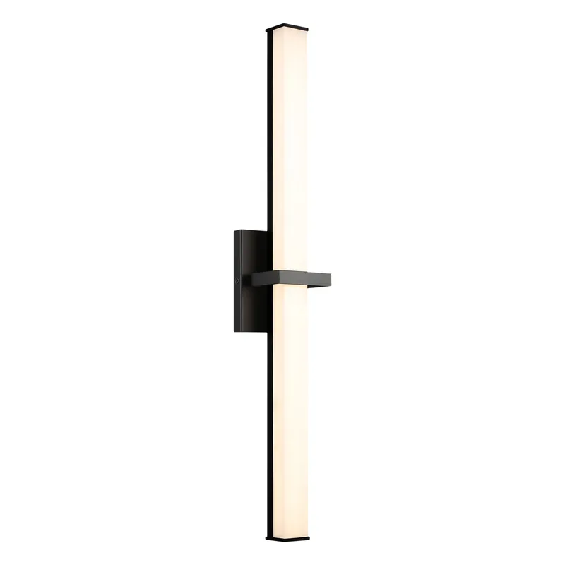 Golden Lighting Elon Integrated LED 30in Vanity in Matte Black — Golden Lighting LED Wall Lights  3000K