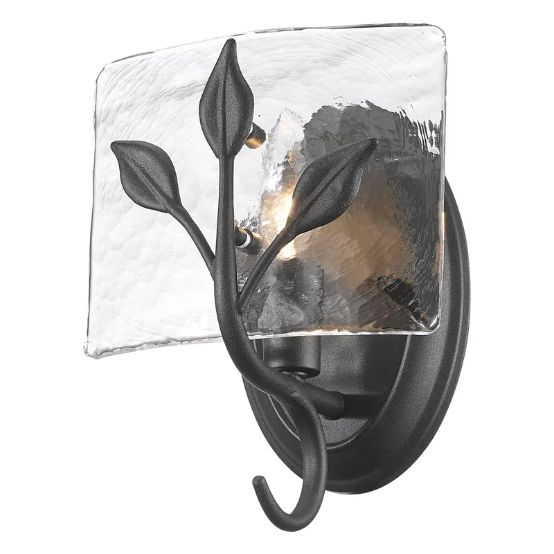 Golden Lighting Calla 1-light Wall Sconce in Natural Black — Golden Lighting LED Wall Lights 1.0W 