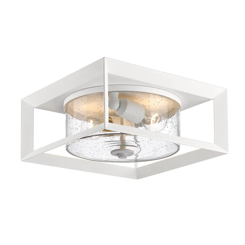 Golden Lighting Smyth 2-light Outdoor Ceiling in Natural White — Golden Lighting LED Ceiling Lights 60.0W 