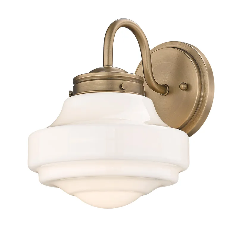 Golden Lighting Ingalls 1-light Wall Sconce in Modern Brass — Golden Lighting LED Wall Lights 1.0W 