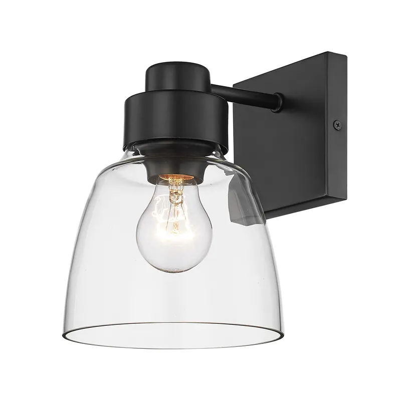 Golden Lighting Remy 1-light Wall Sconce in Matte Black — Golden Lighting LED Wall Lights 1.0W 