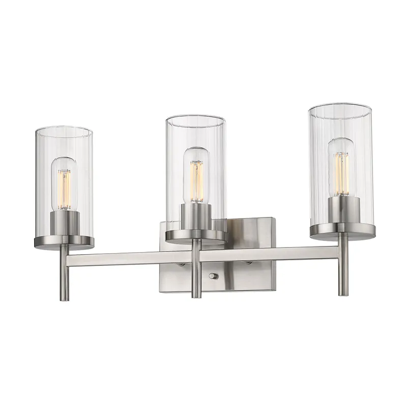 Golden Lighting Winslett 3-light Vanity in Pewter — Golden Lighting LED Wall Lights 60.0W 