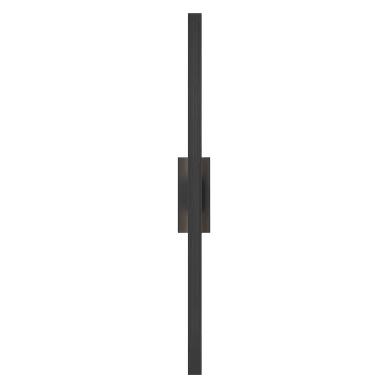 Golden Lighting Enso Integrated LED 51" Outdoor Wall in Textured Black — Golden Lighting LED Wall Lights  2700K