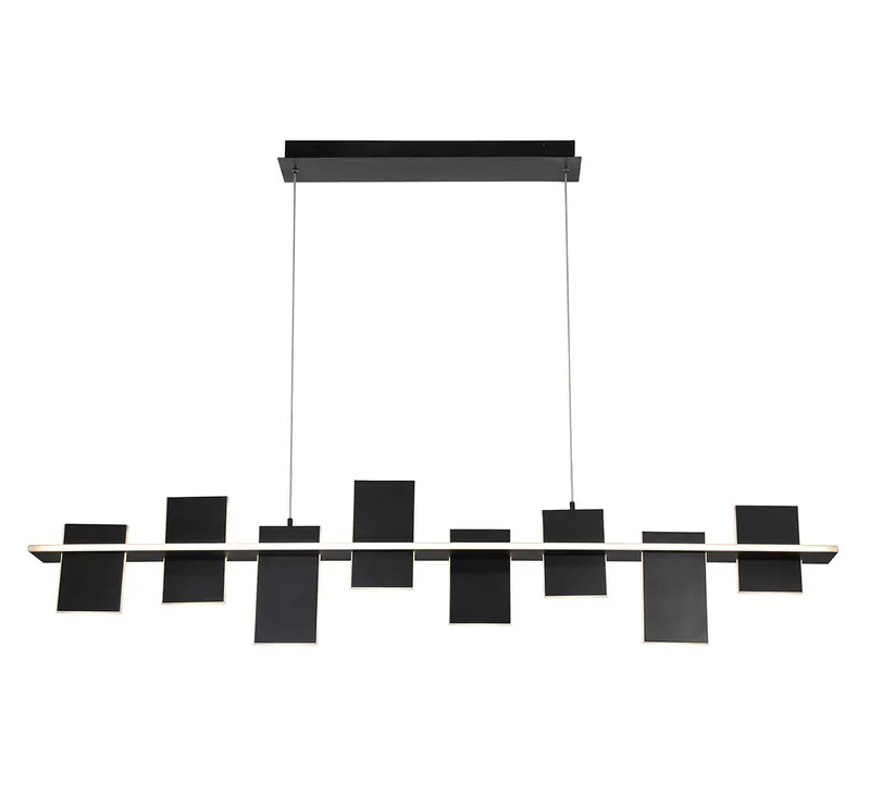 AFFILATO 12082-036, 8 Light Linear LED Chandelier — Lib&Co. LED Linear Lights 117.0W 3000K