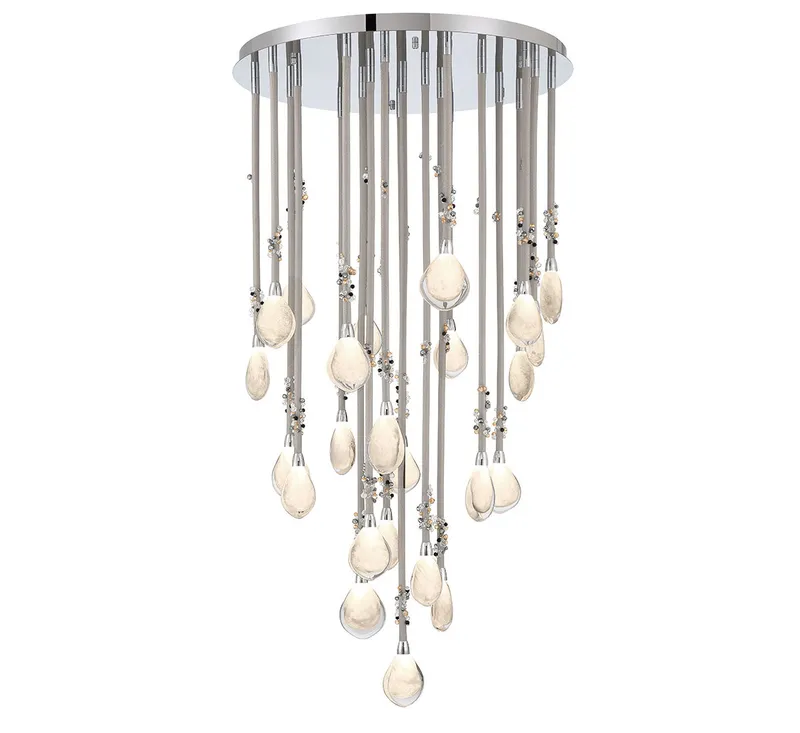 BELLISSIMA 12066-01, 24 Light LED Chandelier — Lib&Co. LED Pendant Lights 48.0W 3000K