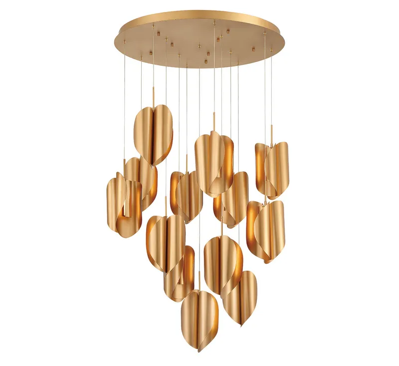 PORTOFINO 10119-04, 13 Light Round LED Chandelier — Lib&Co. LED Pendant Lights 84.5W 3000K