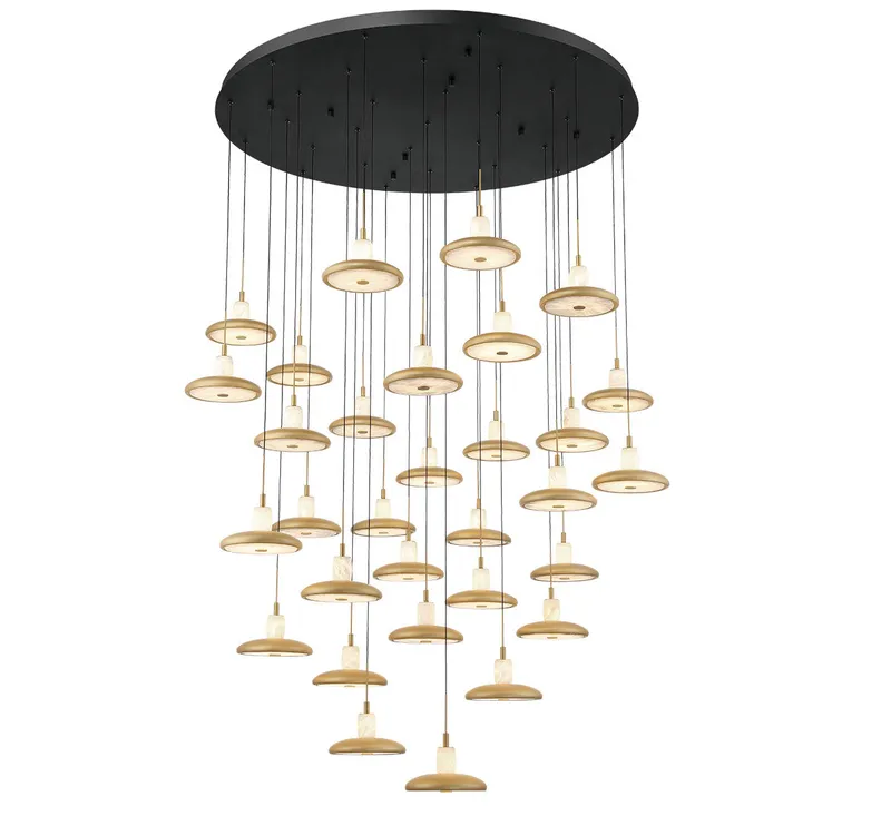 MANTOVA 12256-02, 31 Light Round LED Chandelier — Lib&Co. LED Pendant Lights 310.0W 3000K