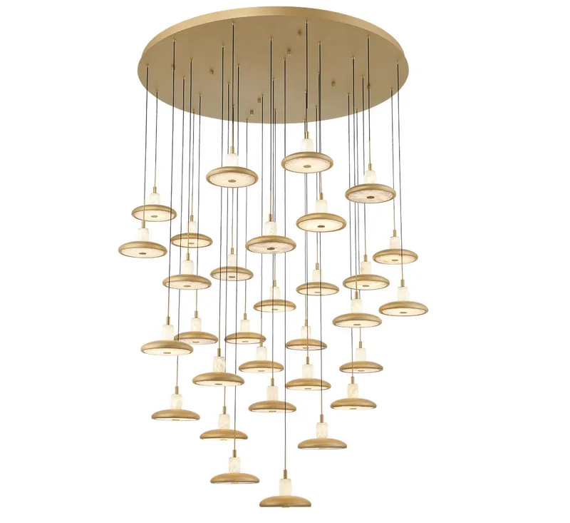 MANTOVA 12256-030, 31 Light Round LED Chandelier — Lib&Co. LED Pendant Lights 310.0W 3000K