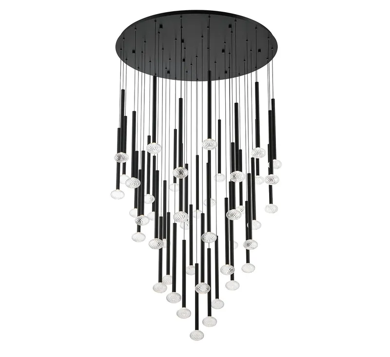 SOFFIO 12112-02, 44 Light Round LED Chandelier — Lib&Co. LED Pendant Lights 120.0W 3000K