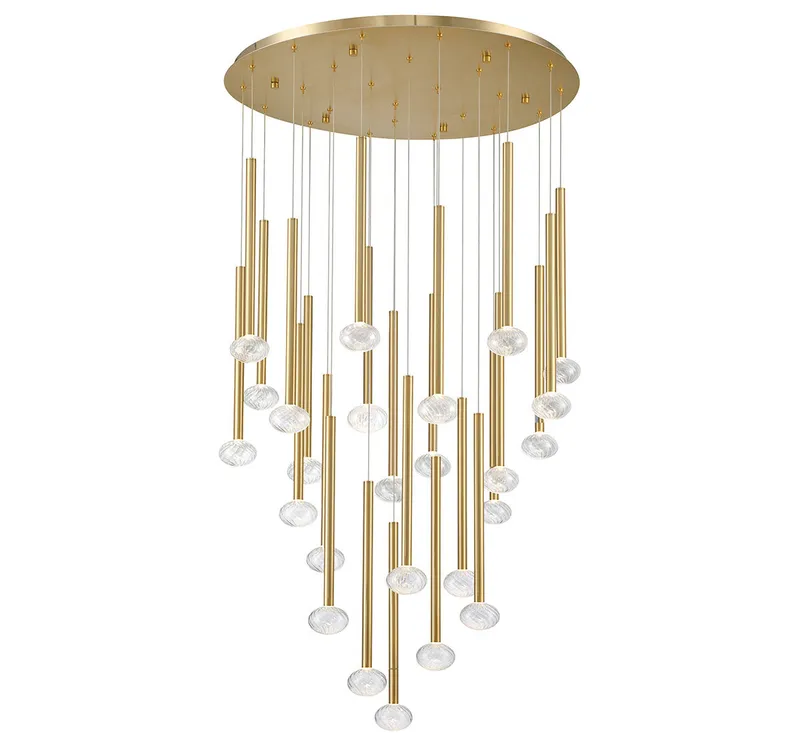 SOFFIO 12111-07, 25 Light Round LED Chandelier — Lib&Co. LED Pendant Lights 70.0W 3000K