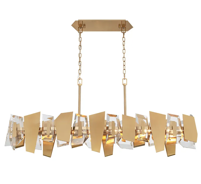 CASTELLANA 12214-037, 6 Light Linear Chandelier — Lib&Co. LED Linear Lights 360.0W 