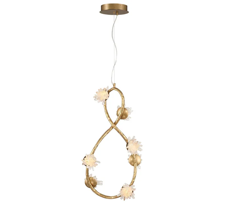 PHILIA 12332-061, 7 Light LED Chandelier — Lib&Co. LED Pendant Lights 56.0W 3000K