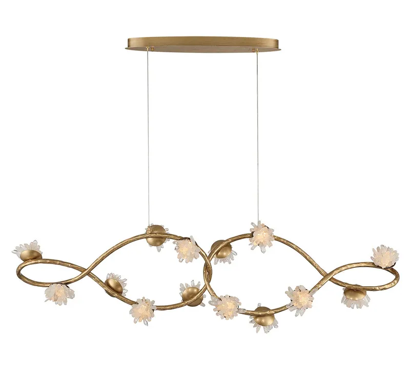 PHILIA 12333-061, 14 Light Oval LED Chandelier — Lib&Co. LED Pendant Lights 112.0W 3000K