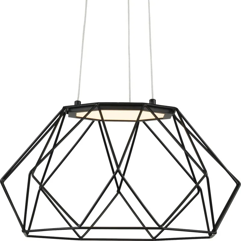 Geodesic LED Collection Medium Hanging Pendant Light — Progress Lighting LED Landscape Lights  