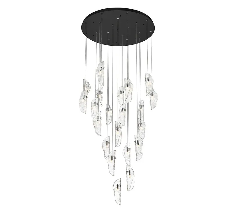 SORRENTO 10167-017-02, 21 Light Round LED Chandelier — Lib&Co. LED Pendant Lights 3.0W 3000K