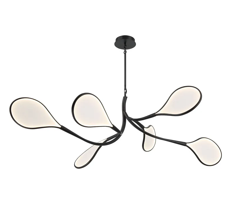 VOLARE 12063-032, 6 Light Oval LED Chandelier — Lib&Co. LED Pendant Lights 80.0W 3000K