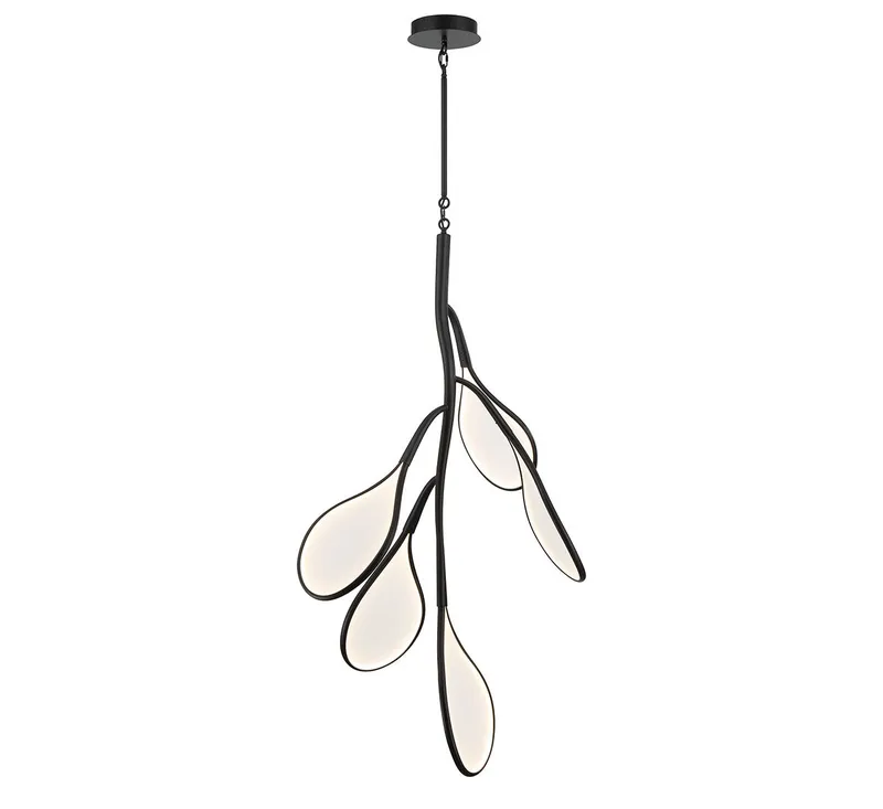 VOLARE 12059-032, 5 Light LED Chandelier — Lib&Co. LED Pendant Lights 64.0W 3000K