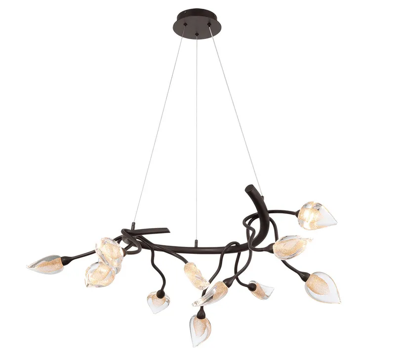 MODENA 12306-043, 12 Light Round LED Chandelier — Lib&Co. LED Pendant Lights 38.0W 3000K