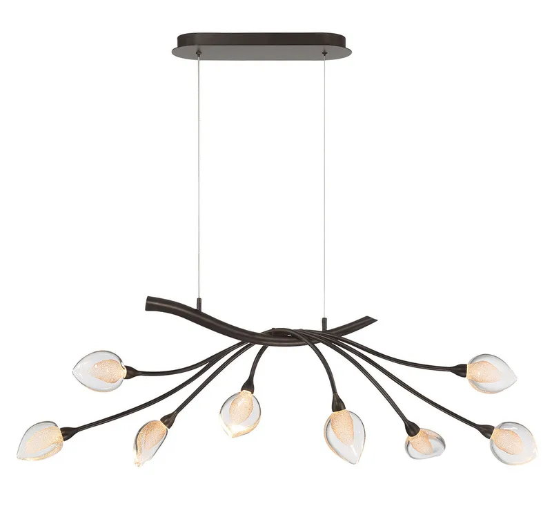 MODENA 12233-043, 8 Light Oval LED Chandelier — Lib&Co. LED Pendant Lights 27.0W 3000K
