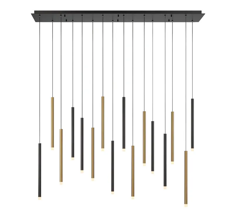 AMALFI 10151-023, 16 Light Linear LED Chandelier — Lib&Co. LED Linear Lights 40.0W 3000K