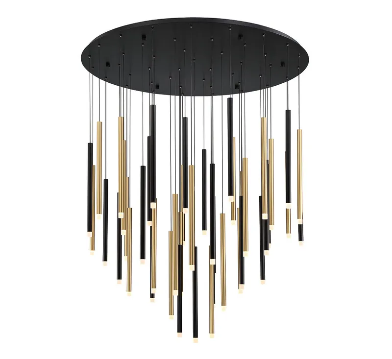 AMALFI 10147-023, 44 Light Round LED Chandelier — Lib&Co. LED Pendant Lights 120.0W 3000K