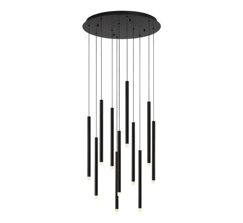 AMALFI 10143-02, 11 Light Round LED Chandelier — Lib&Co. LED Pendant Lights 30.0W 3000K