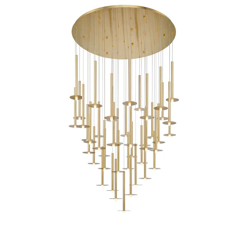 PIATTO 12106-07, 44 Light Round LED Chandelier — Lib&Co. LED Pendant Lights 120.0W 3000K