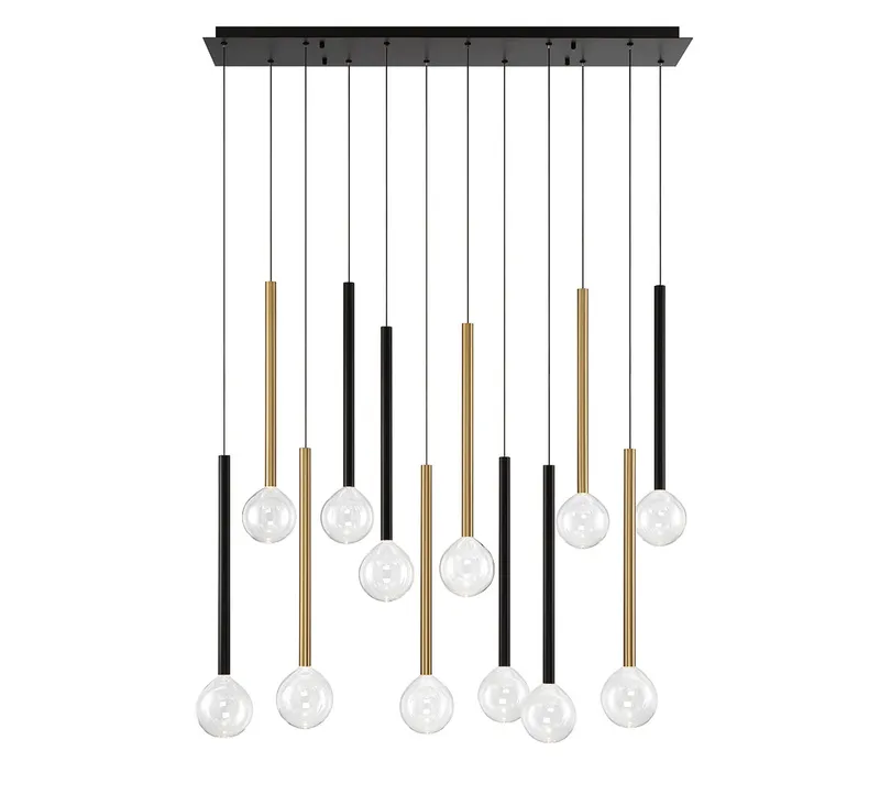 POSITANO 10150-023, 12 Light Linear LED Chandelier — Lib&Co. LED Linear Lights 33.0W 3000K