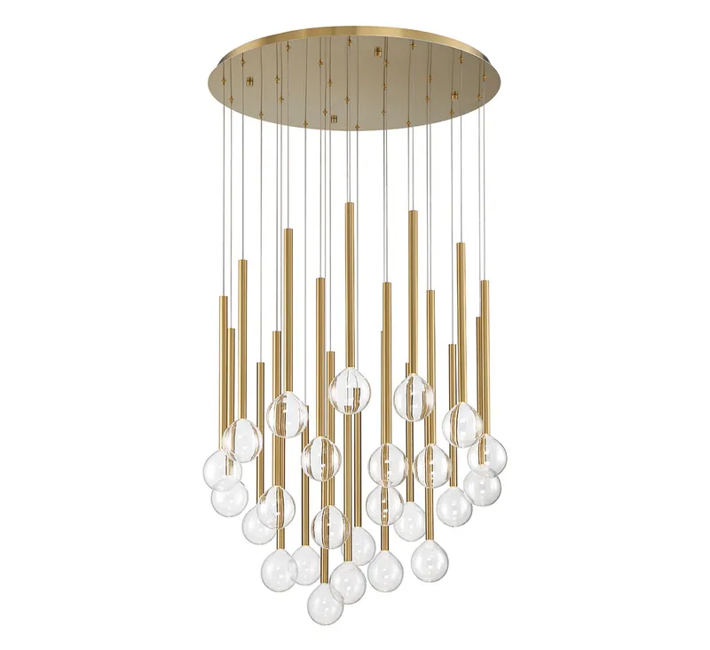 POSITANO 10146-07, 25 Light Round LED Chandelier — Lib&Co. LED Pendant Lights 70.0W 3000K
