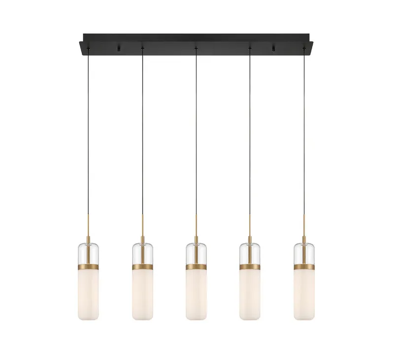VERONA 10226-02, 5 Light Linear LED Chandelier — Lib&Co. LED Linear Lights 55.0W 3000K