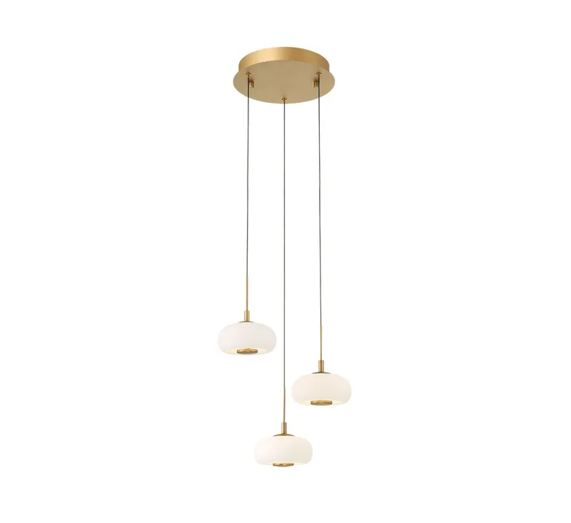 ADELFIA 10194-030, 3 Light Round LED Pendant — Lib&Co. LED Pendant Lights 22.5W 3000K
