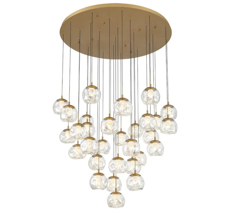 CAMERINO 12443-030, 31 Light Round LED Chandelier — Lib&Co. LED Pendant Lights 248.0W 3000K