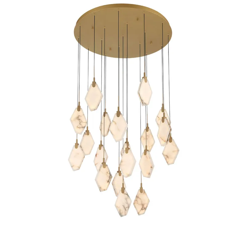KOSMOS 12384-030, 19 Light Round LED Chandelier — Lib&Co. LED Pendant Lights 171.0W 3000K