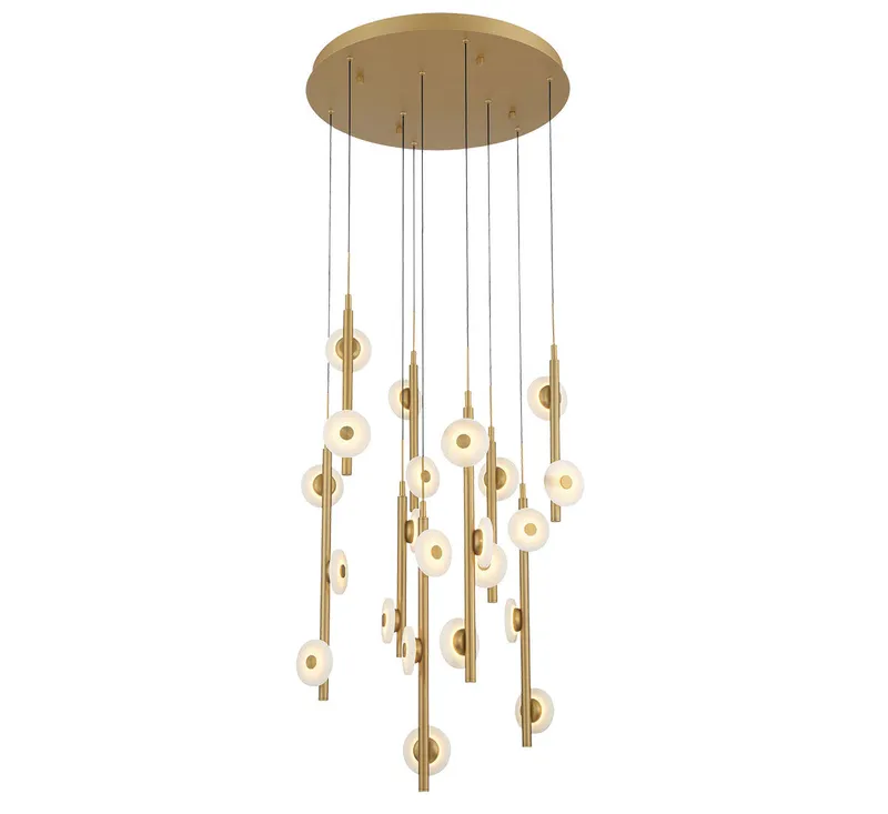 ETNA 12361-030, 22 Light Round LED Chandelier — Lib&Co. LED Pendant Lights 66.0W 3000K