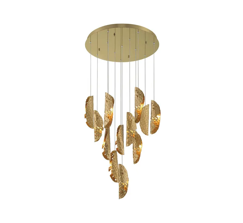 SORRENTO 10164-020-07, 12 Light round LED Chandelier — Lib&Co. LED Pendant Lights 3.0W 3000K