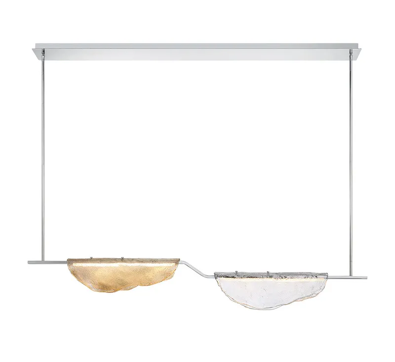 SAVONA 12118-027, 2 Light Linear LED Chandelier — Lib&Co. LED Linear Lights 23.0W 3000K