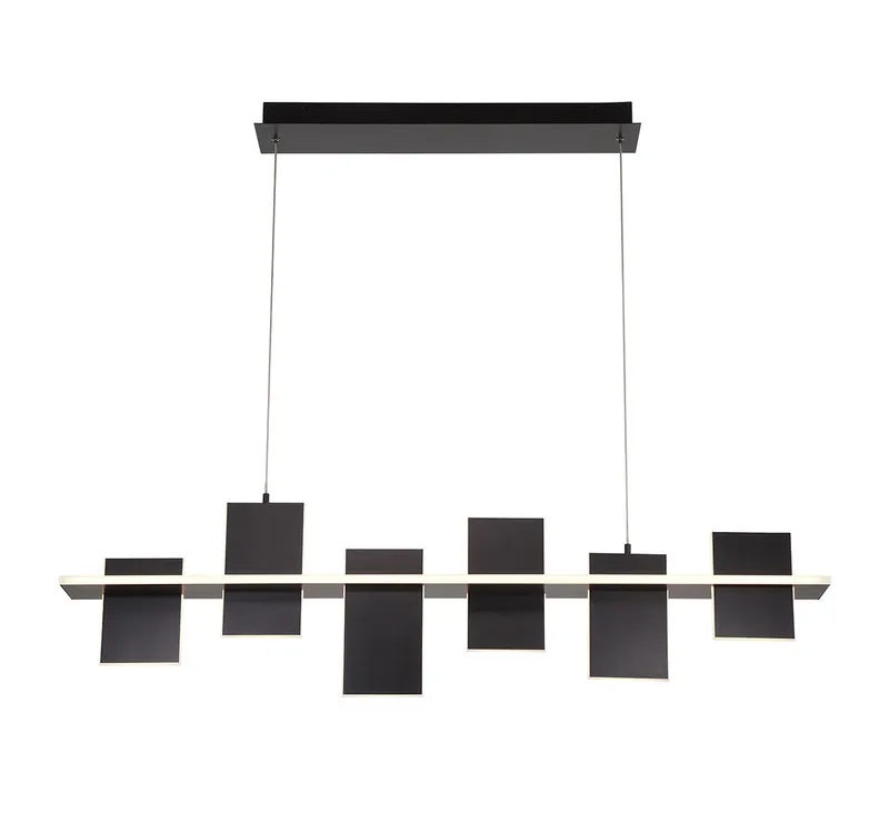 AFFILATO 12081-036, 6 Light Linear LED Chandelier — Lib&Co. LED Linear Lights 94.0W 3000K